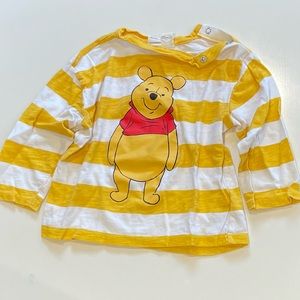 H&M Winnie the Pooh Toddler Shirt, Size: 12-18, like new condition